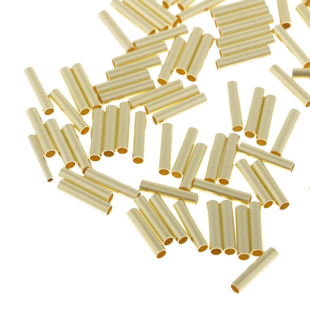 200pcs Single Barrel Crimping Sleeves Copper Tube Inside Diameter 1.6mm