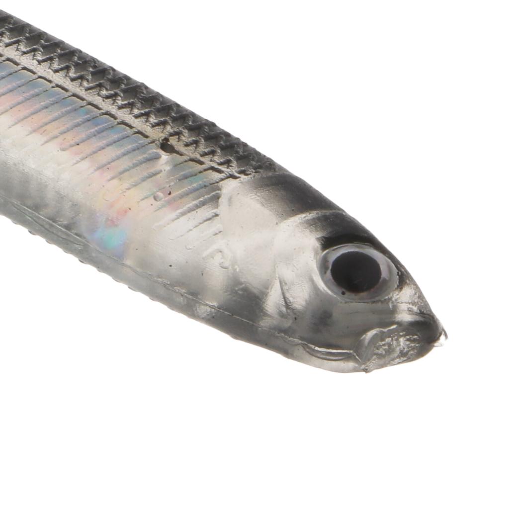 10 Pieces 2.2g/7cm Soft Worm Fishing Bait Soft Tail Fishing Lure Swimbait
