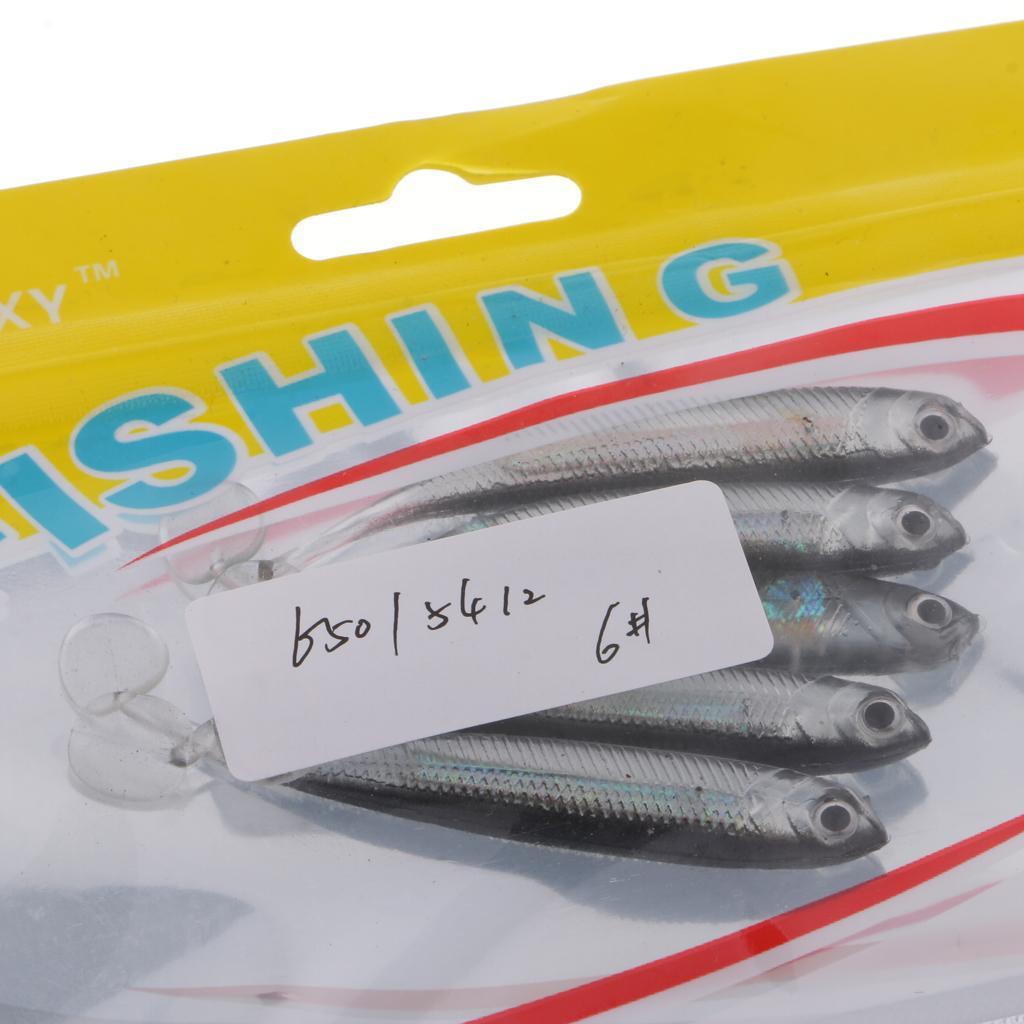 10 Pieces 2.2g/7cm Soft Worm Fishing Bait Soft Tail Fishing Lure Swimbait