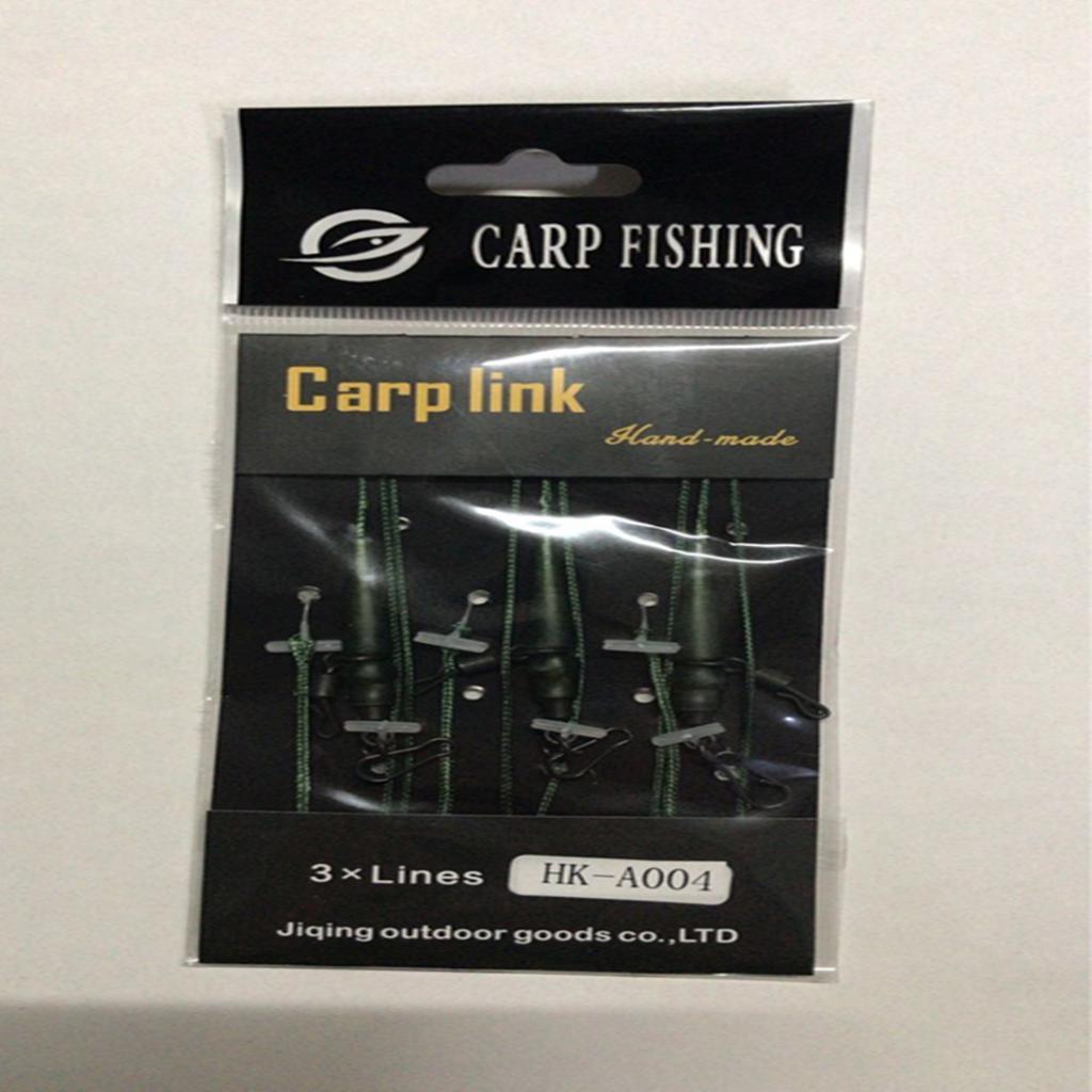 Carp Fishing Hair Rig with Clip Swivel Carp Rig Fishing Tackle 004