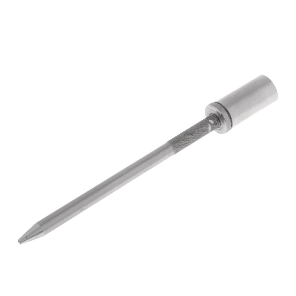 Stainless Steel Fishing Rod Pole Stand Bracket Ground Insert Holder 15mm