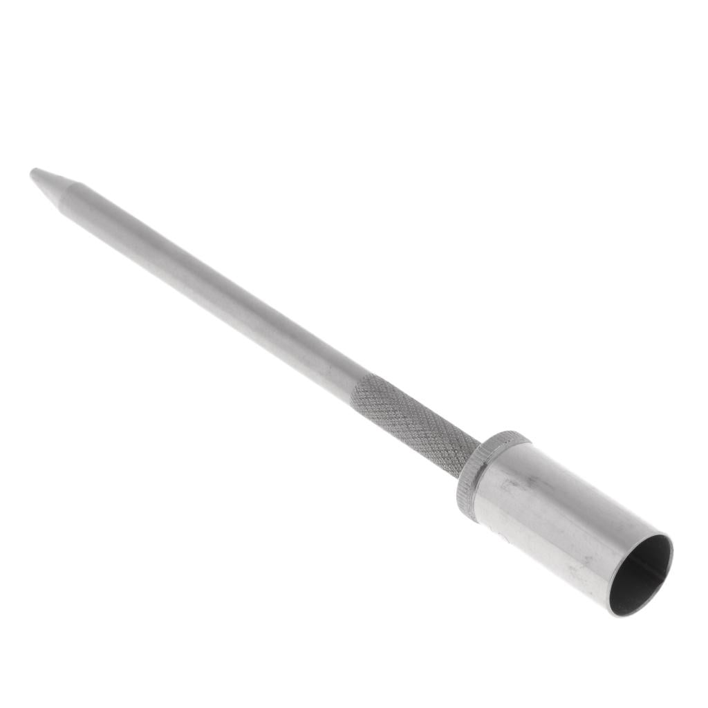 Stainless Steel Fishing Rod Pole Stand Bracket Ground Insert Holder 15mm