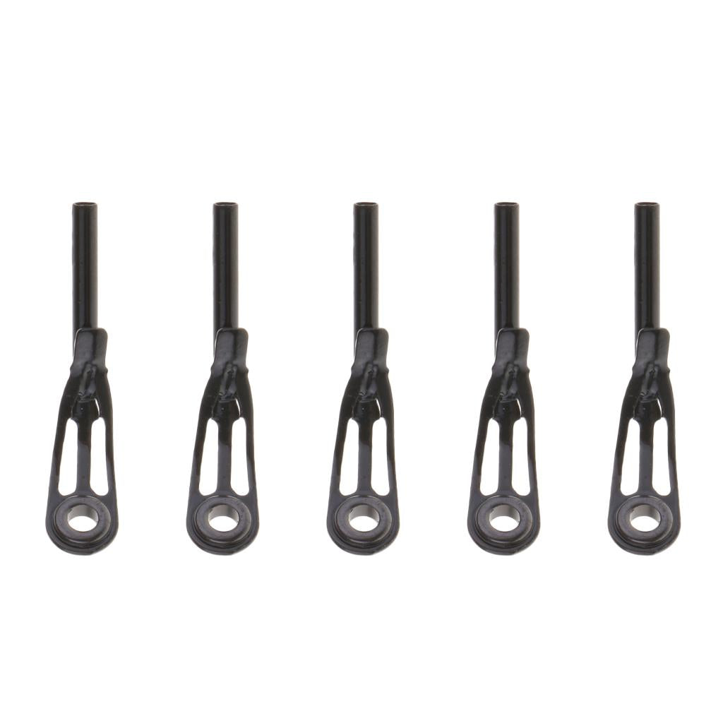 5pcs Fishing Rod Guides Tips Top Eye Rings DIY Pole Repair Kits Rod Building