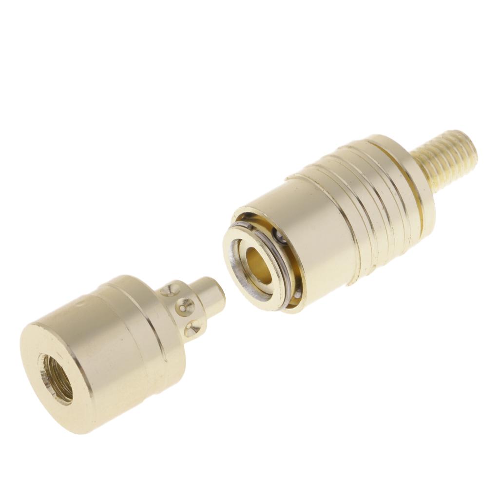 Harpoon Rod Dip Net Thread Adapter Fishing Connector Male Thread 8mm Golden