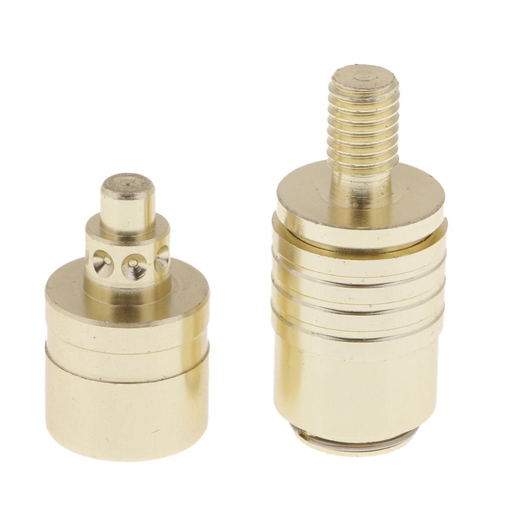 Harpoon Rod Dip Net Thread Adapter Fishing Connector Male Thread 8mm Golden