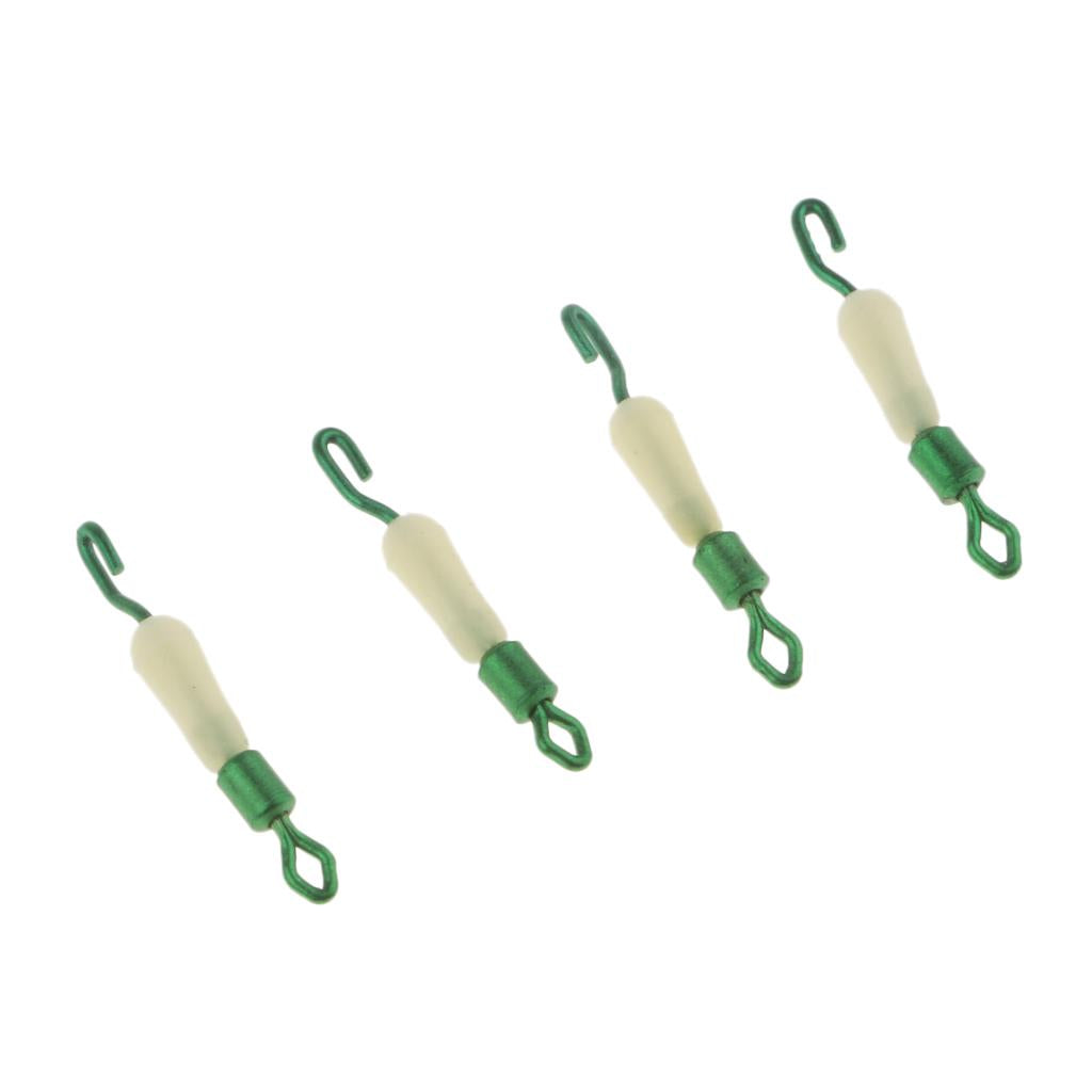 2x20pcs Fishing Sub-line Link Connectors Quick Change Rolling Swivels Clips S