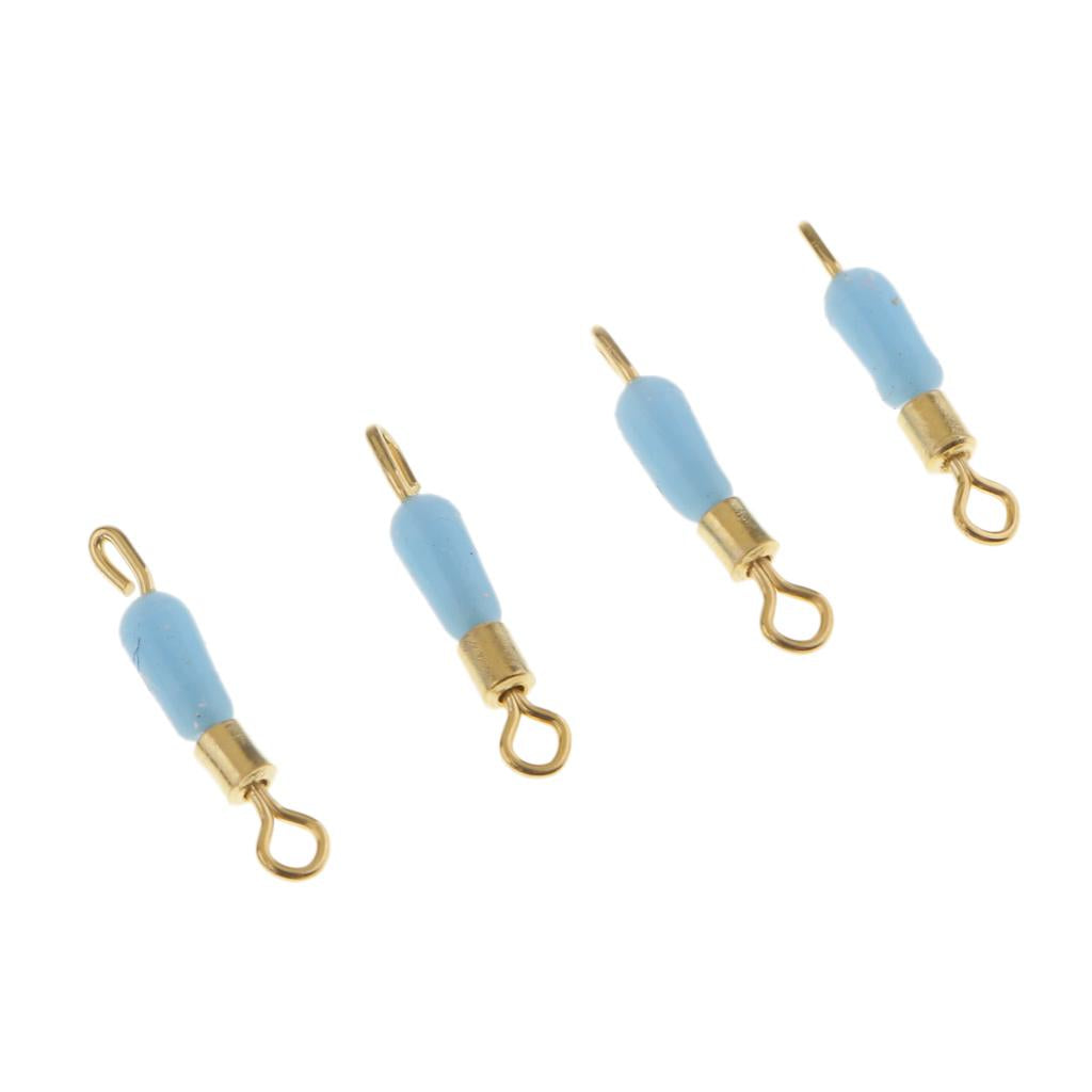 2x30pcs Quick Change Fishing Swivels Clips Pins Fast Link Line Connector 15mm