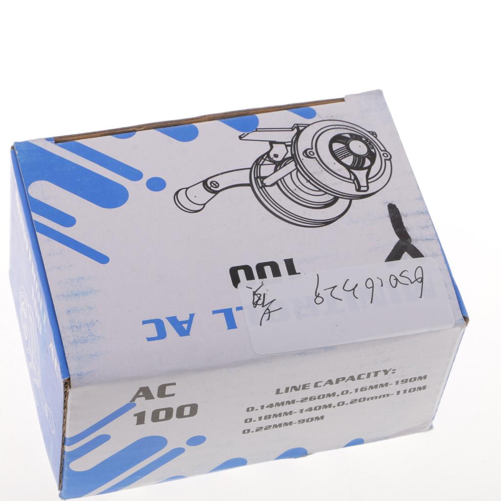 Mini Ice Fishing Reel 1BB Dual Rocker Arm Winter Baitcasting Reel Gold