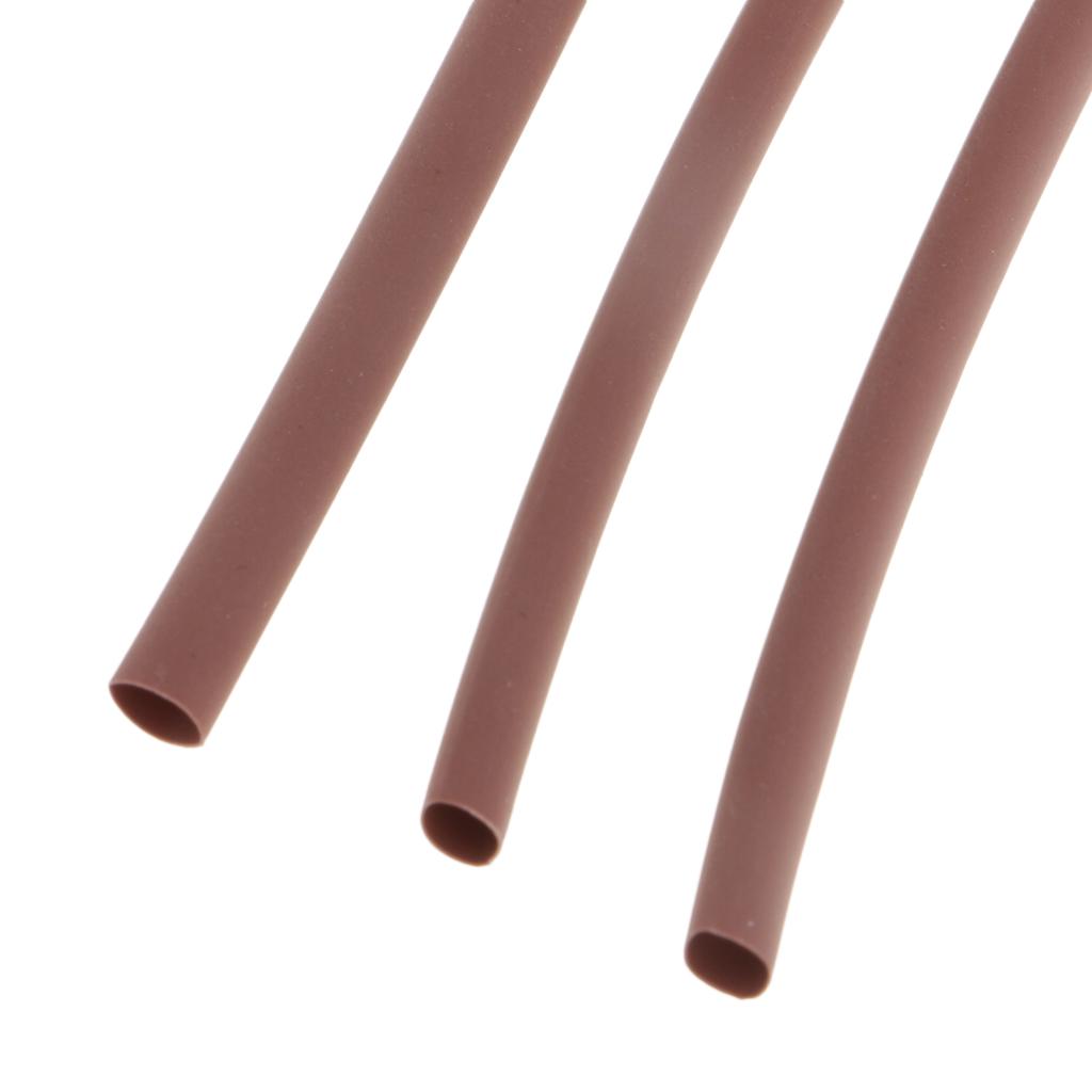 20pcs Heat Shrink Tube Rigging Rig Sleeve Carp Fishing Rig Accessories Brown