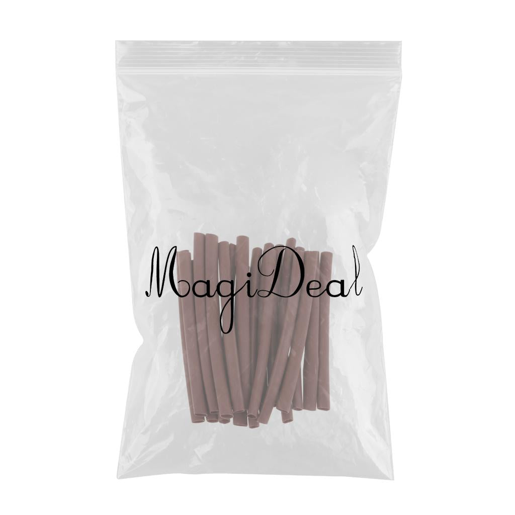 20pcs Heat Shrink Tube Rigging Rig Sleeve Carp Fishing Rig Accessories Brown