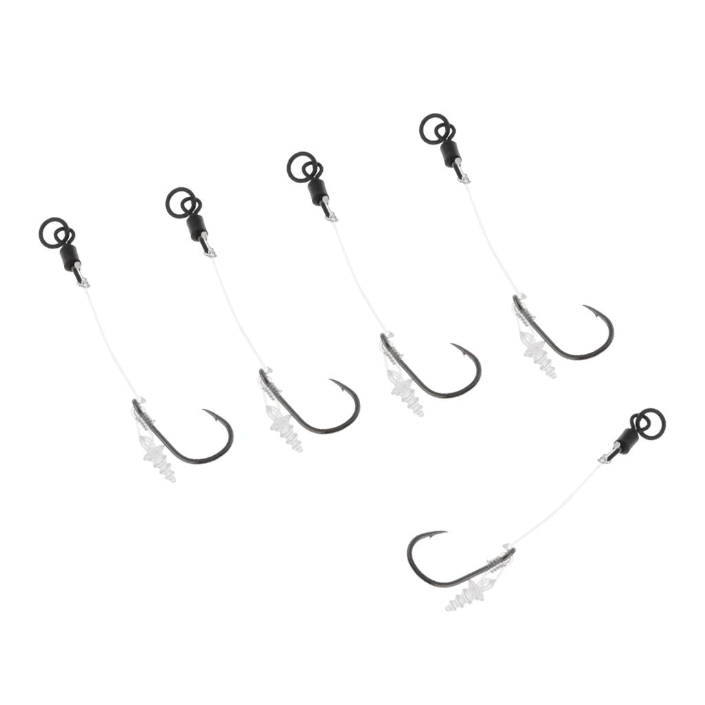 Carp Fishing Ready Tied Chod Rigs Fishing Hook Link Hair Rigs Hook Size 4