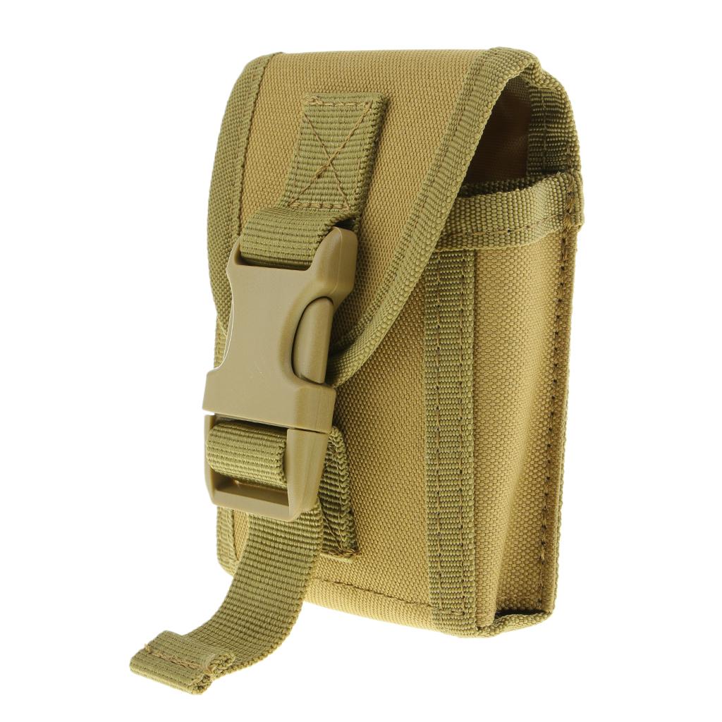 Multi Function Outdoor Sports Tactical Pockets Mobile Phone Bag Mud Color