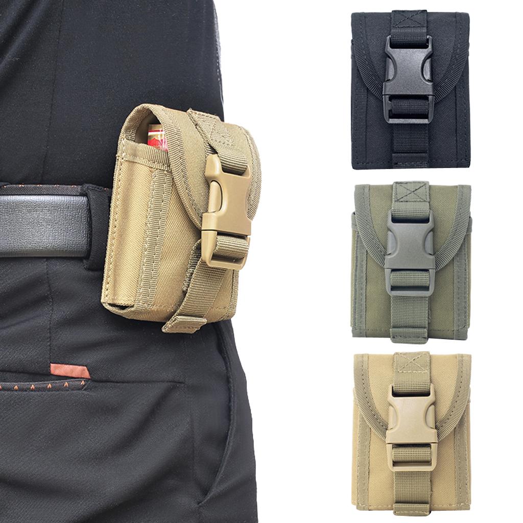 Multi Function Outdoor Sports Tactical Pockets Mobile Phone Bag Mud Color