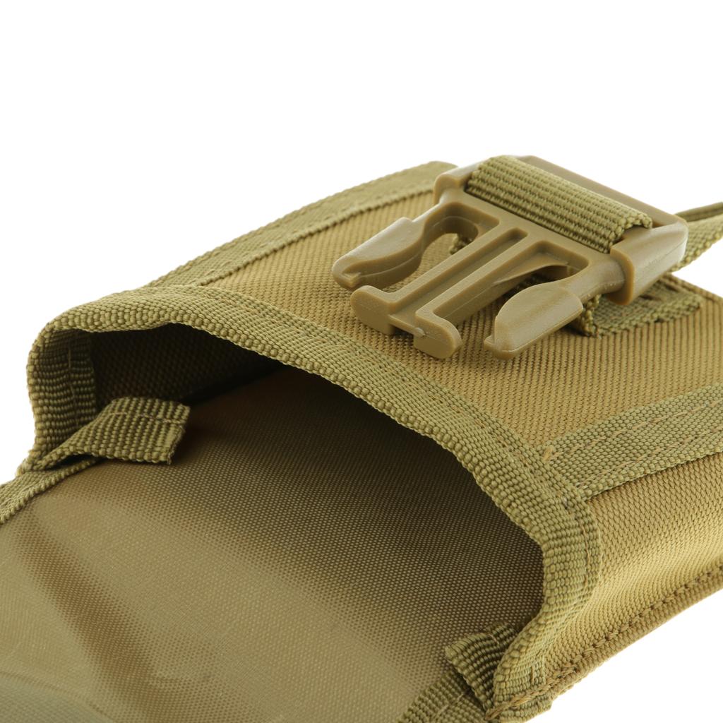 Multi Function Outdoor Sports Tactical Pockets Mobile Phone Bag Mud Color