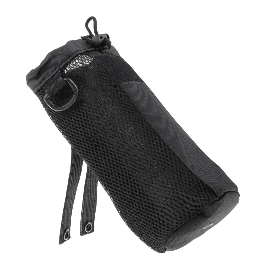 Tactical Molle Water Bottle Bag Pouch Holder Carrier Kettle Pack 750ml Black