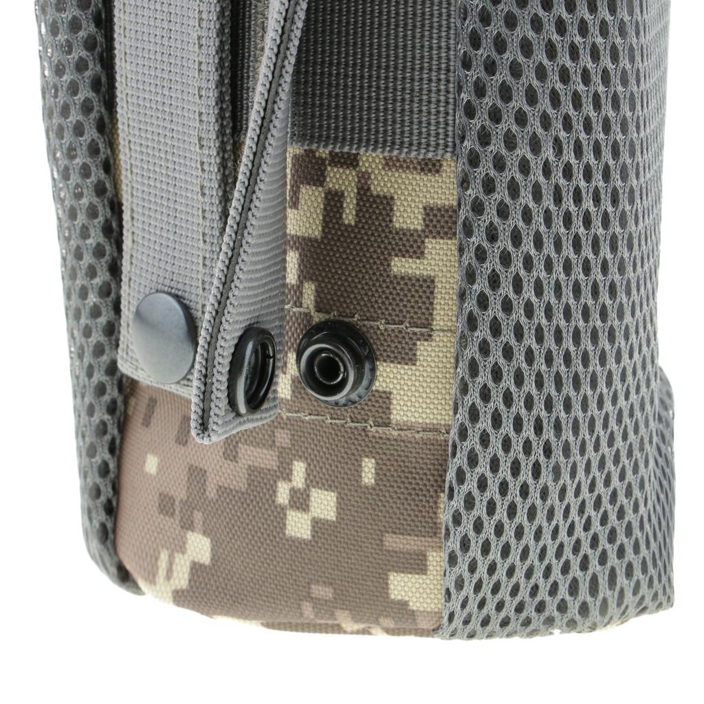 Foldable Drawstring Water Bottles Pouch Bag Holder Carrier ACU