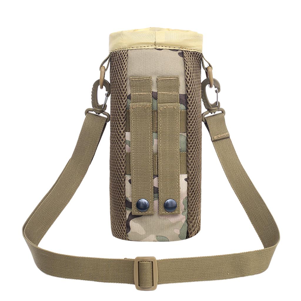 Foldable Drawstring Water Bottles Pouch Bag Holder Carrier CP