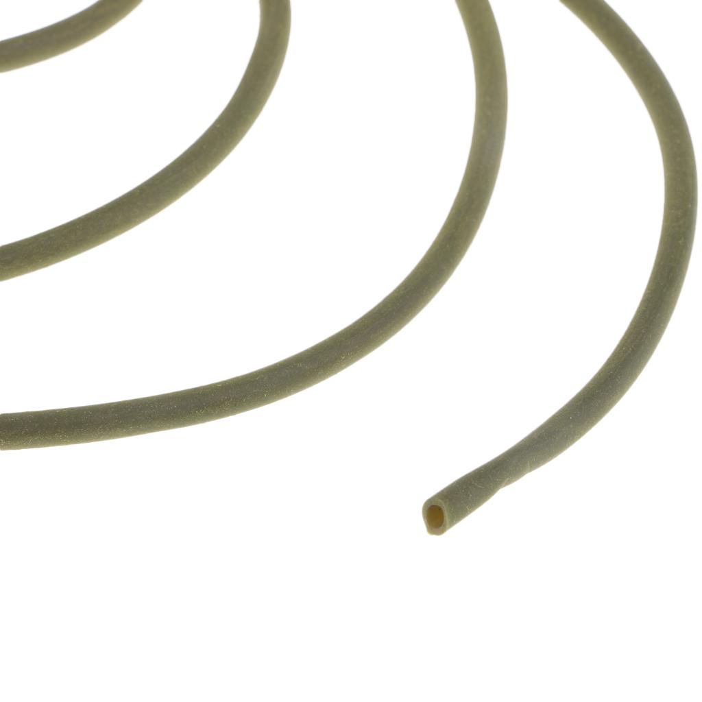 3m Rig Tubing Anti Pester Carp Rig Tube Fishing Terminal Tackle Dark Green