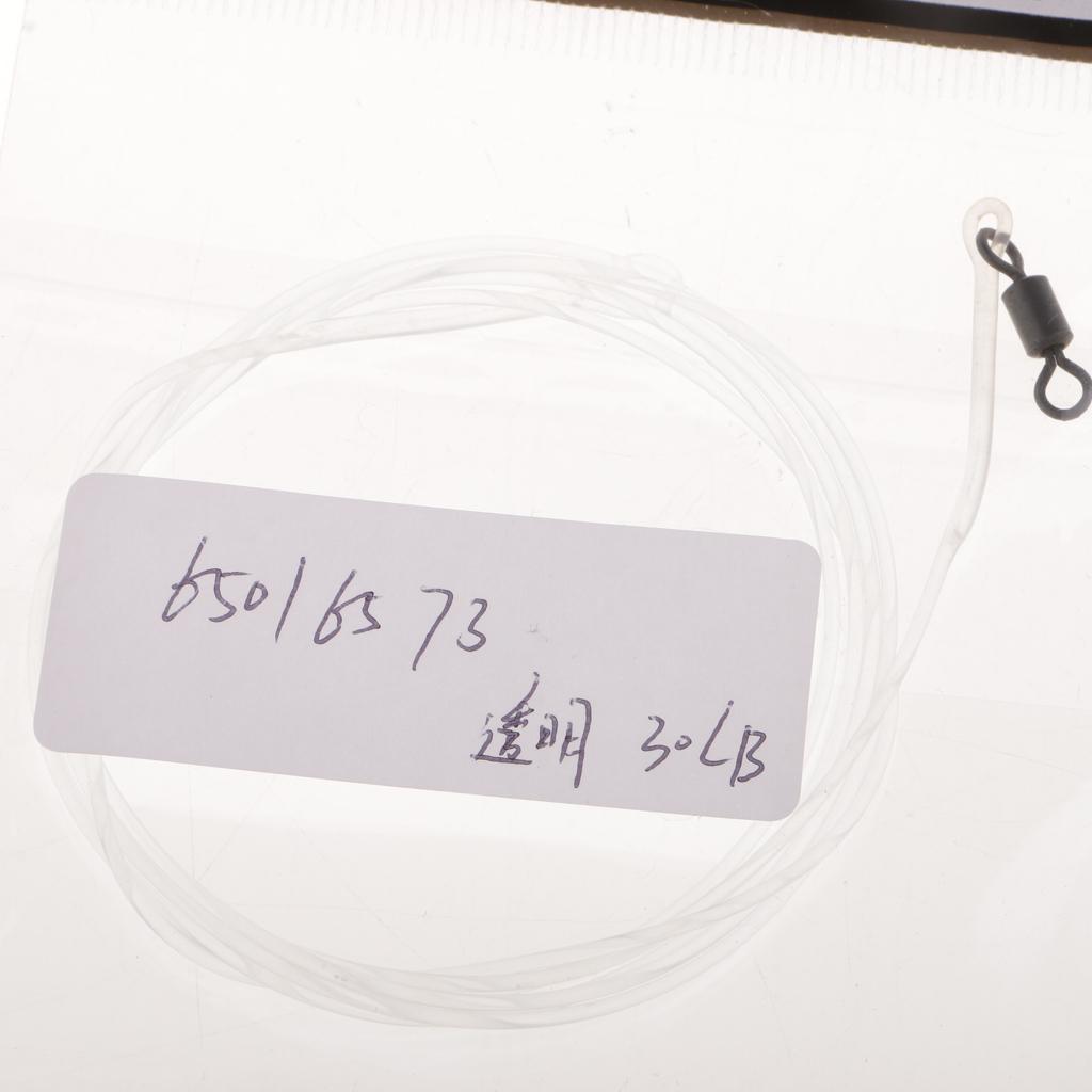 Carp Fishing Leader Line 1m Monofilament Leader Carp Link Fishing Rigs Clear