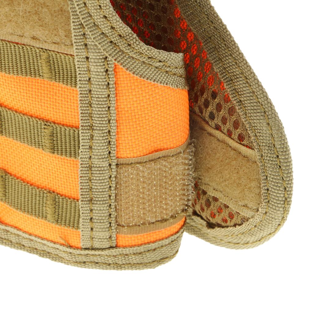 Tactical Beer Vest Miniature Vests Beverage Holder Cooler Orange