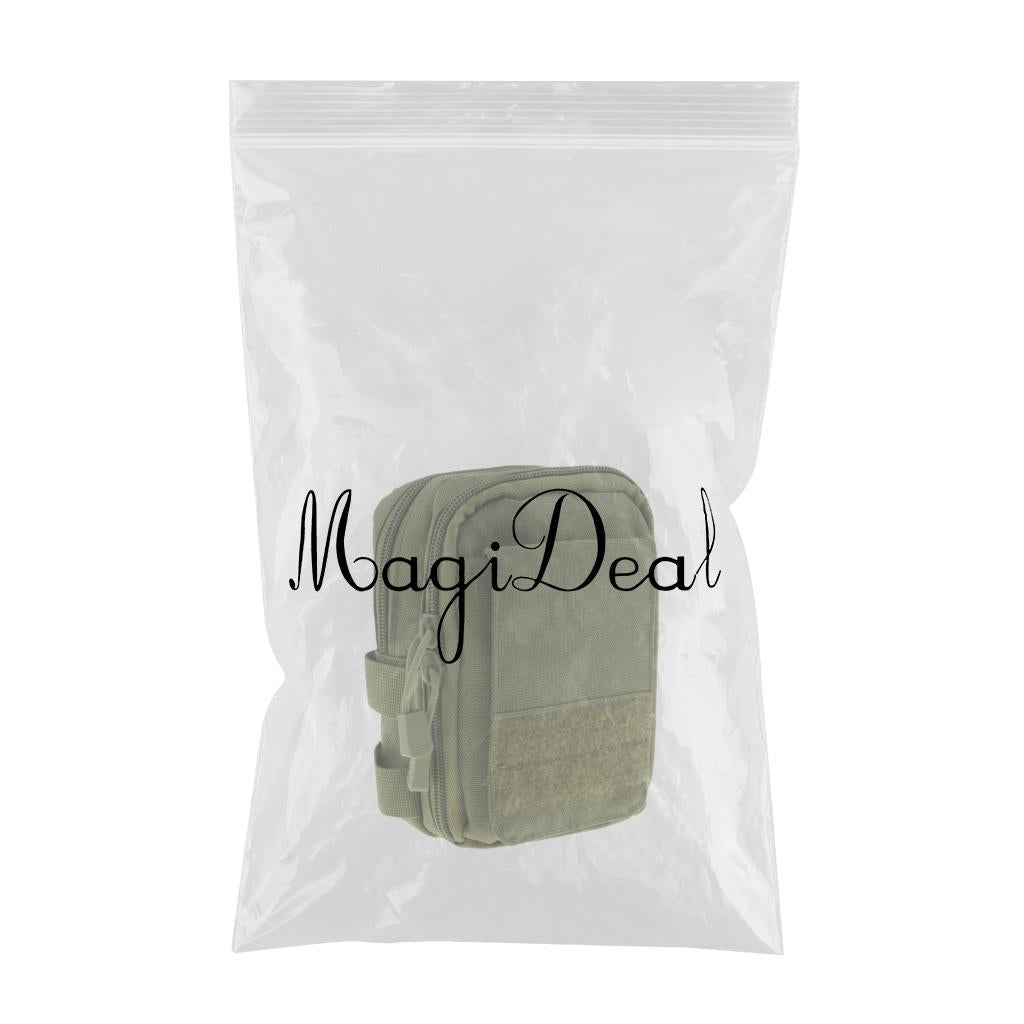 Multipurpose Pouch Bag Molle Utility Pouch Tactical Accessory Bag Army Green