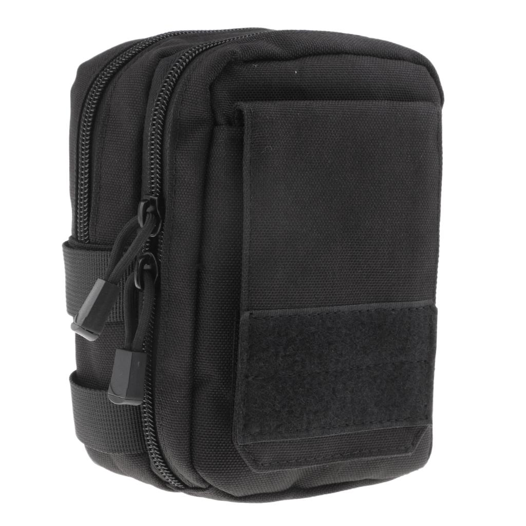Multipurpose Pouch Bag Molle Utility Pouch Tactical Accessory Bag Black