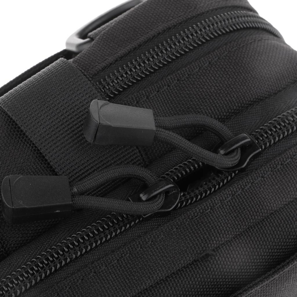 Multipurpose Pouch Bag Molle Utility Pouch Tactical Accessory Bag Black