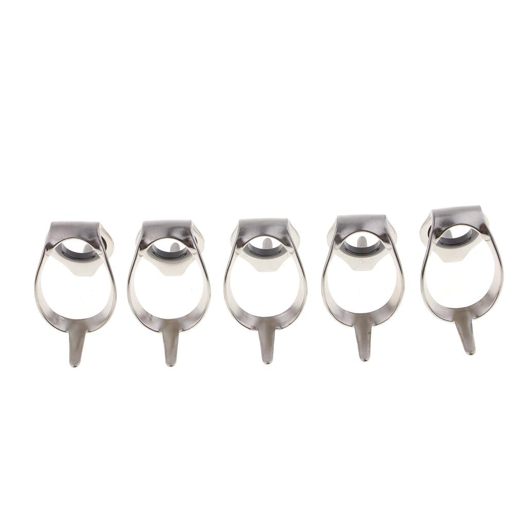 Fishing Rod Guide Eye Ring Spinning Casting Line Guide Tip Top Set 5pcs LR12