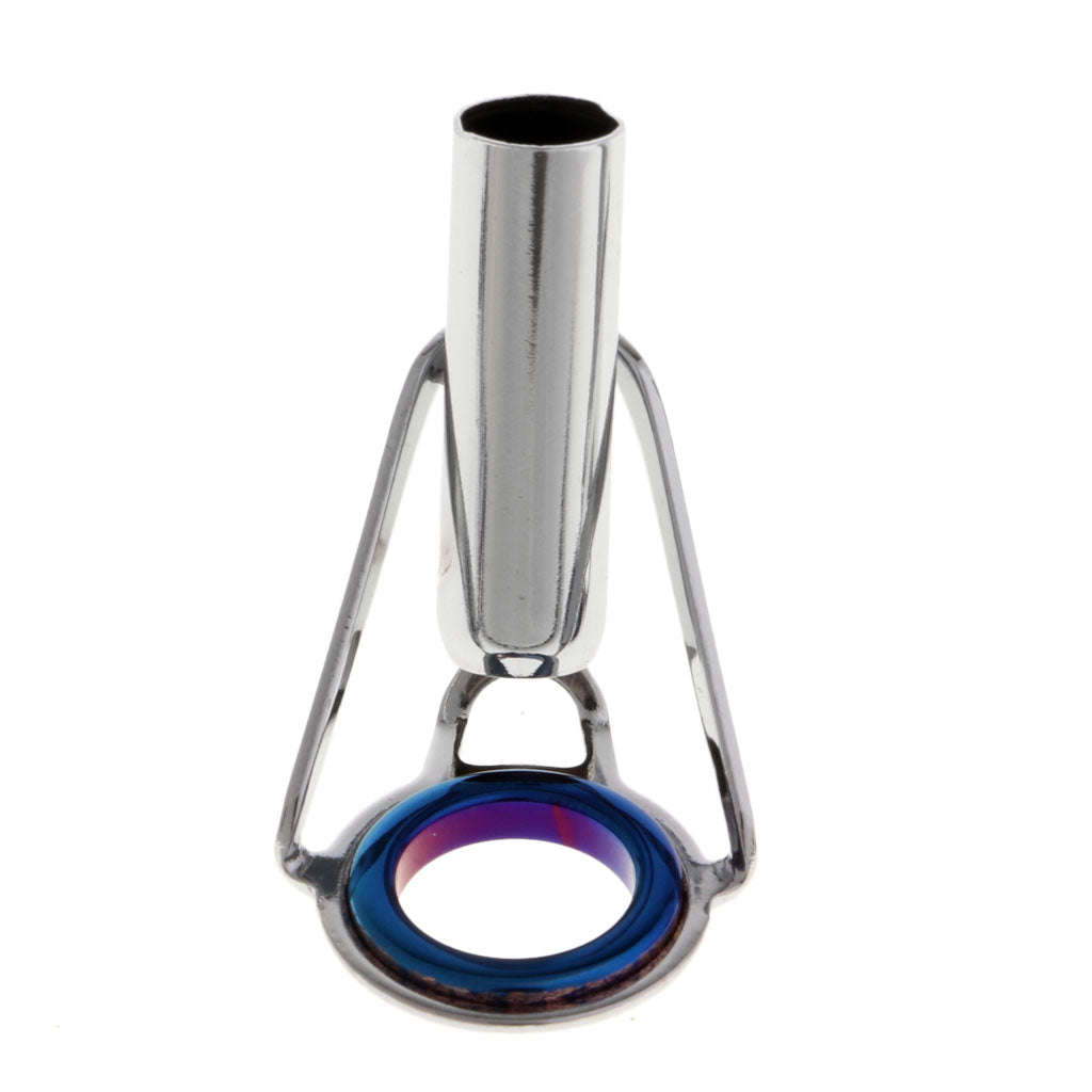 5pcs Fishing Rod Guides Tips Repair Kit Spinning Casting Rod Tip Ring Size 8