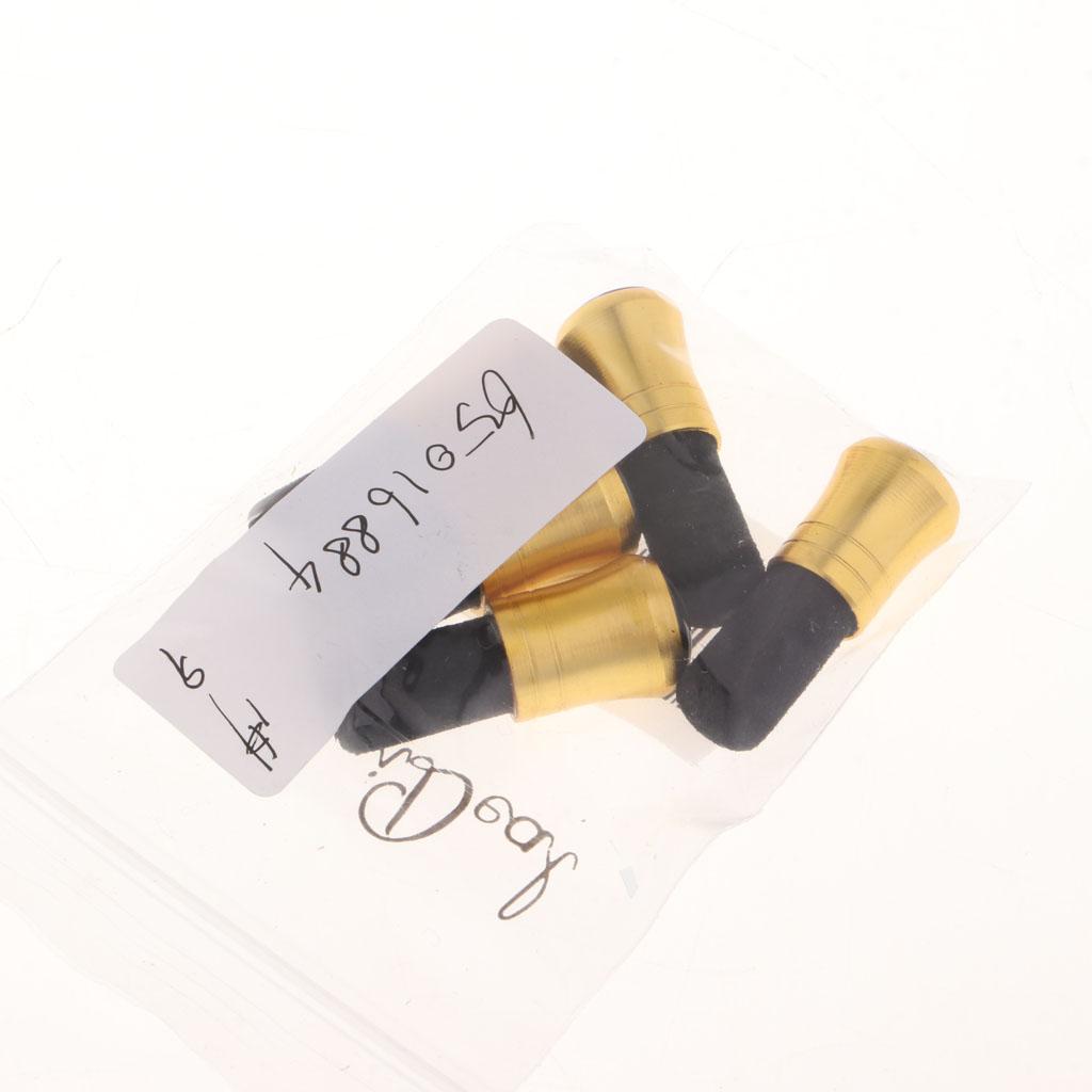 4x5pcs Fishing Rod Pole Butt Caps Front Cover Stopper End Protector 9mm