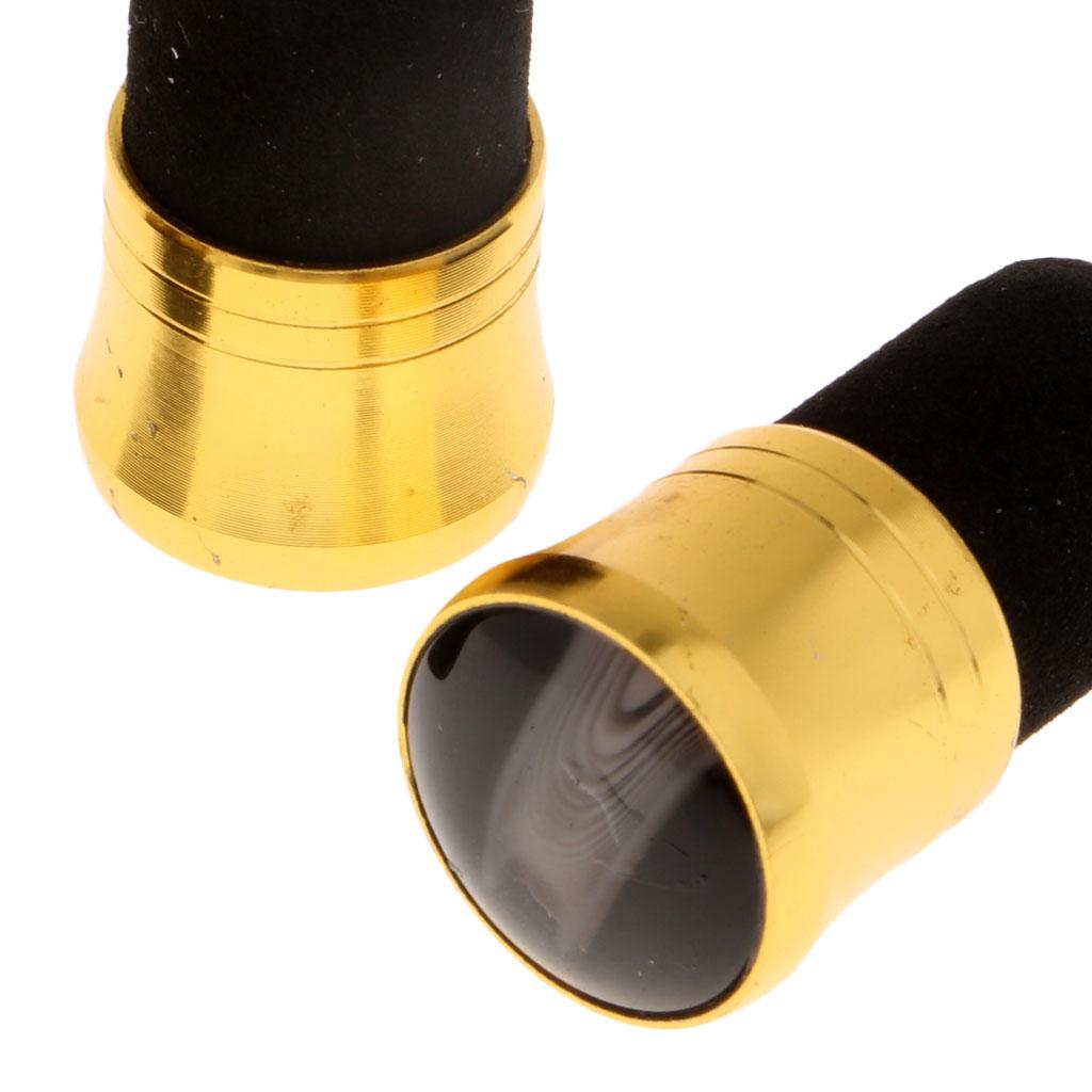2x5pcs Fishing Rod Pole Butt Caps Front Cover Stopper End Protector 15mm