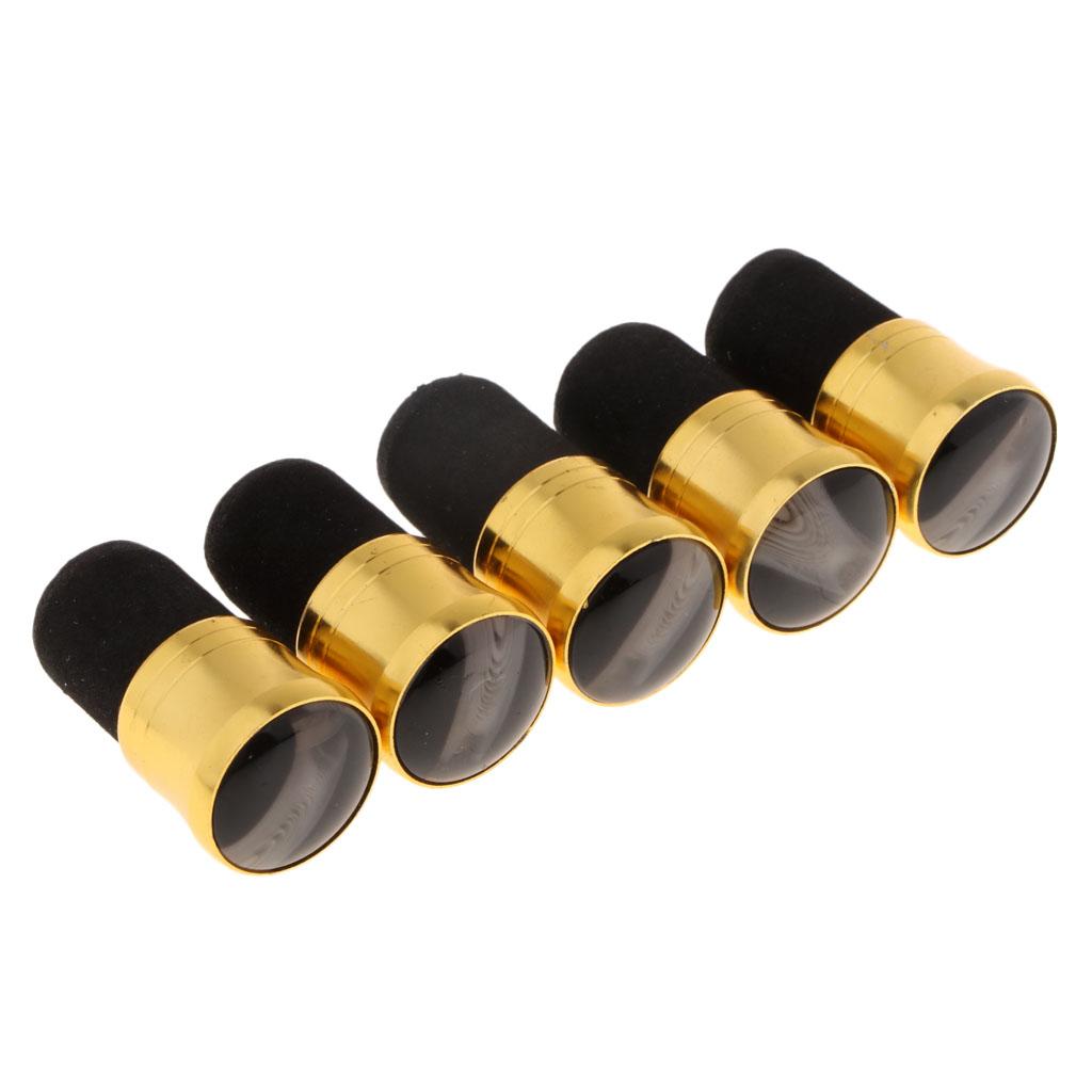 2x5pcs Fishing Rod Pole Butt Caps Front Cover Stopper End Protector 15mm