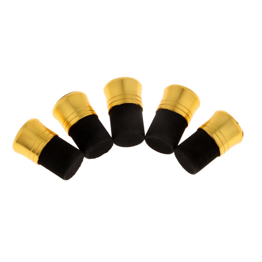 3x5pcs Fishing Rod Pole Butt Caps Front Cover Stopper End Protector 17mm