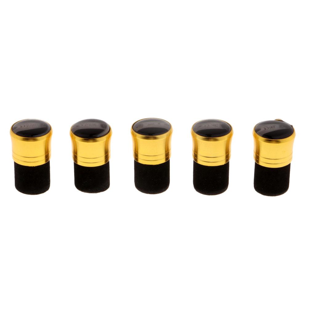 2x5pcs Fishing Rod Pole Butt Caps Front Cover Stopper End Protector 17mm