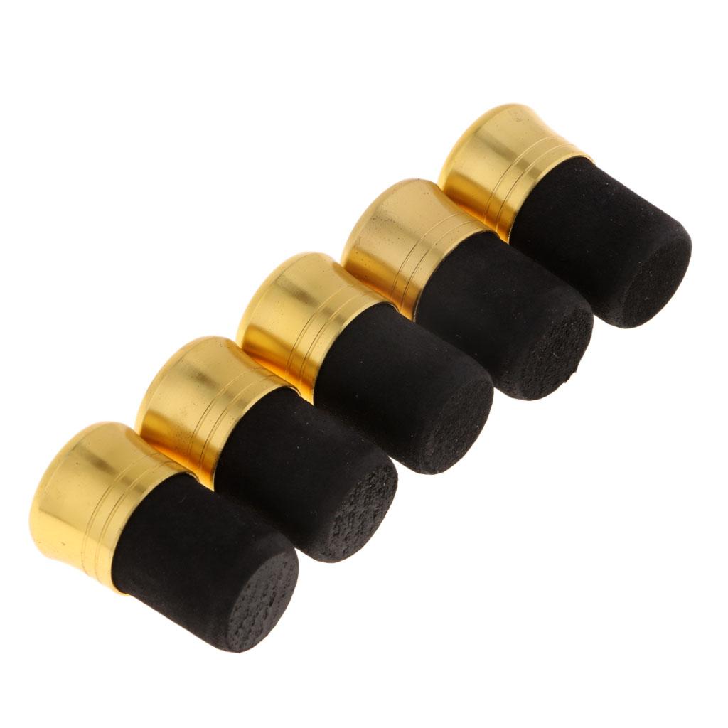4x5pcs Fishing Rod Pole Butt Caps Front Cover Stopper End Protector 19mm