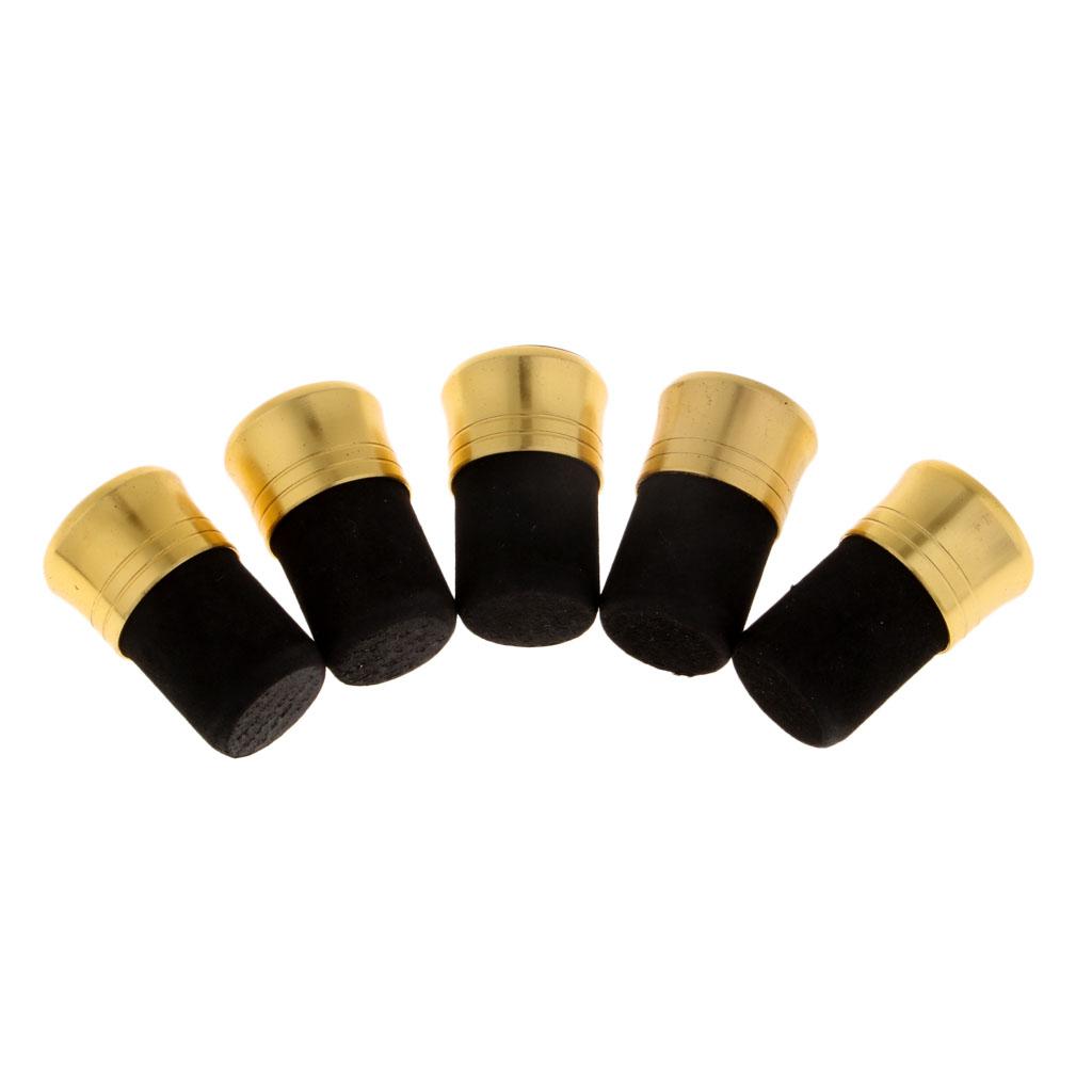 2x5pcs Fishing Rod Pole Butt Caps Front Cover Stopper End Protector 19mm