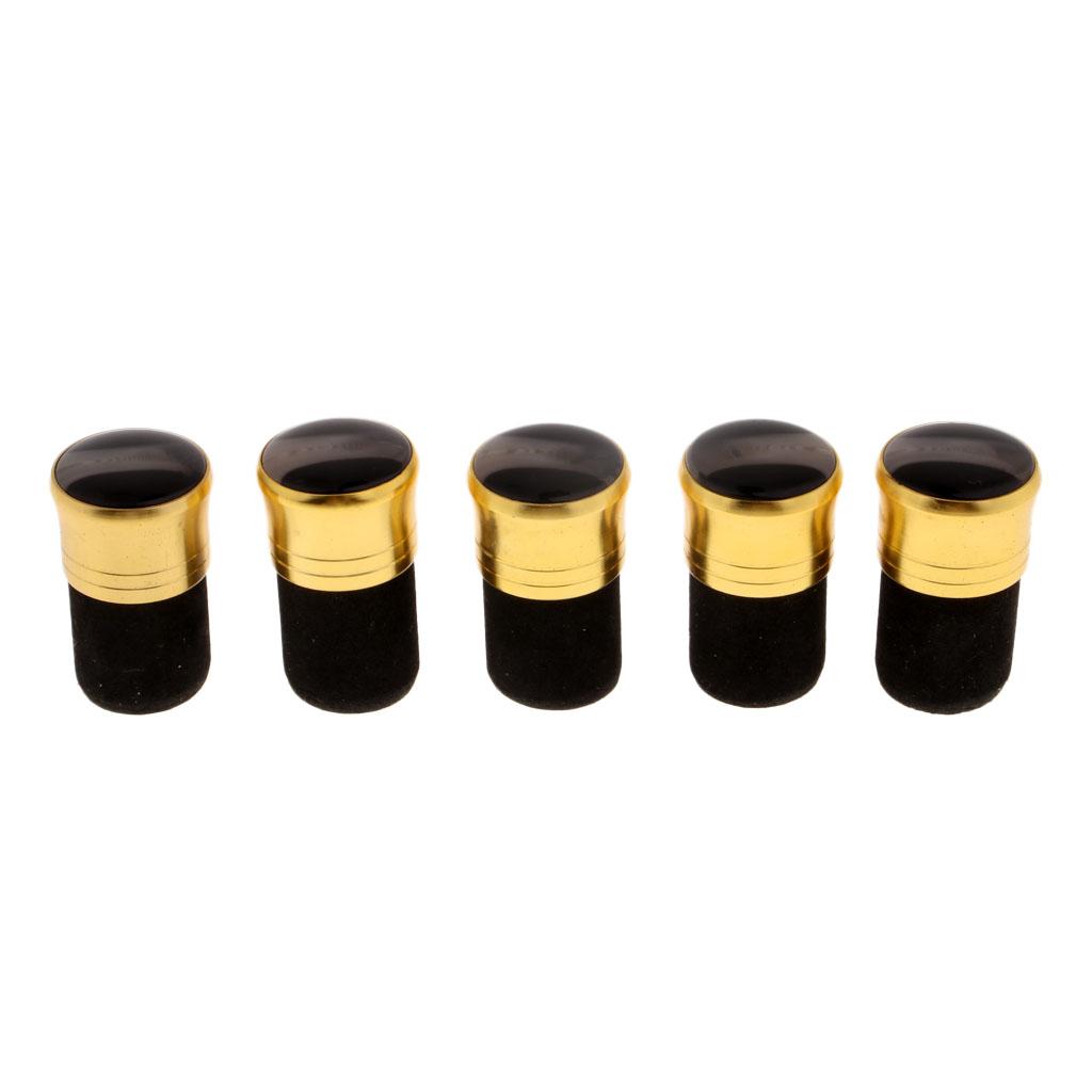 2x5pcs Fishing Rod Pole Butt Caps Front Cover Stopper End Protector 19mm