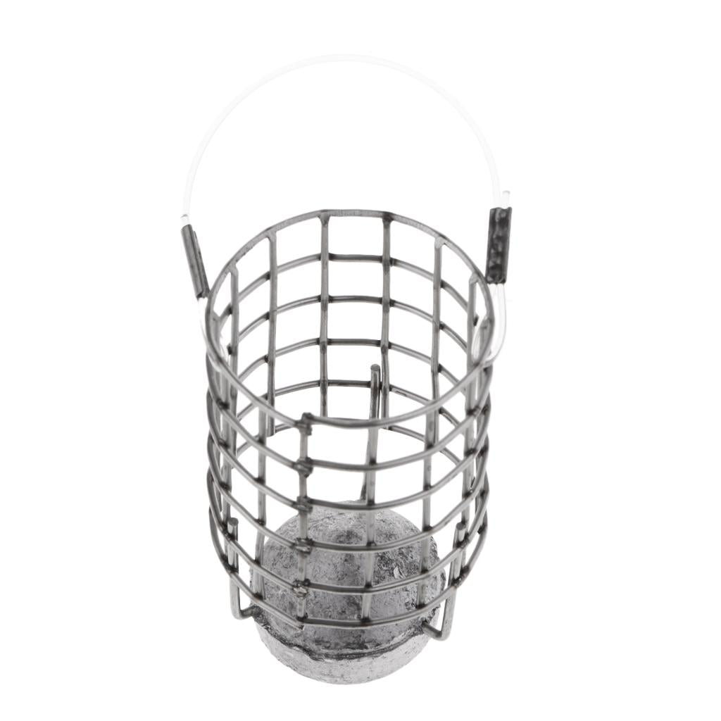 Fishing Tackle Accessory Trap Feeder Lure Cage Bait Basket Holder 50g
