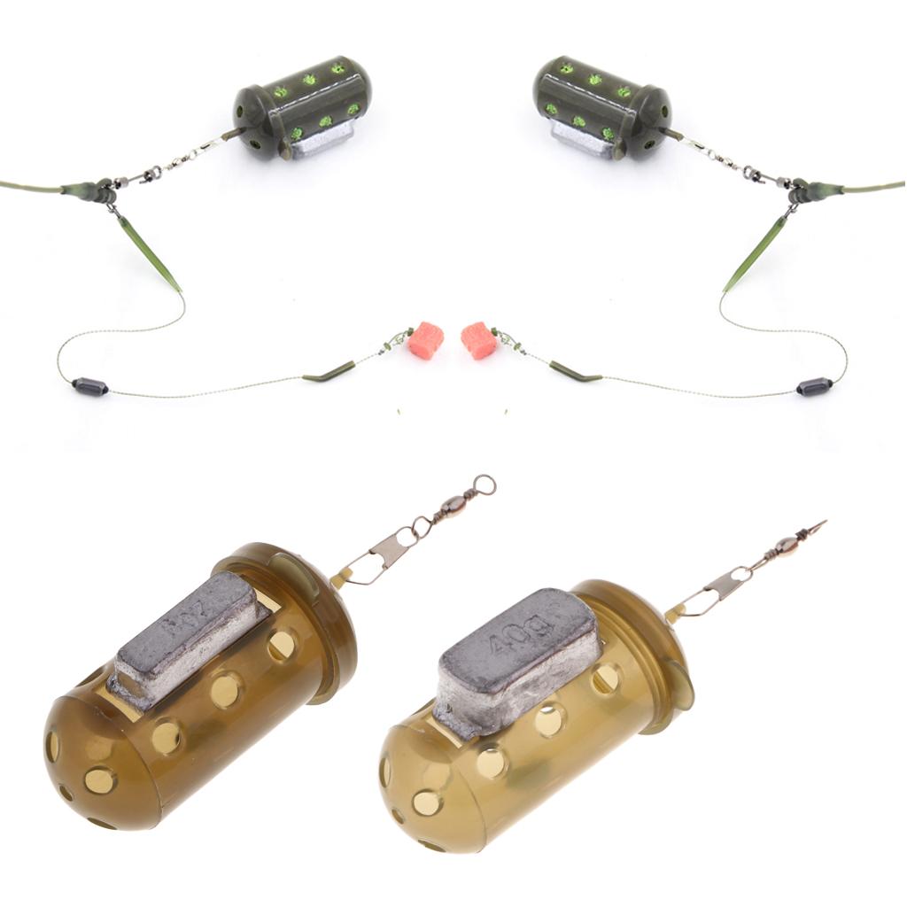 Fishing Tackle Trap Feeder Bait Cage Lure Pit Device Basket Holder 20g