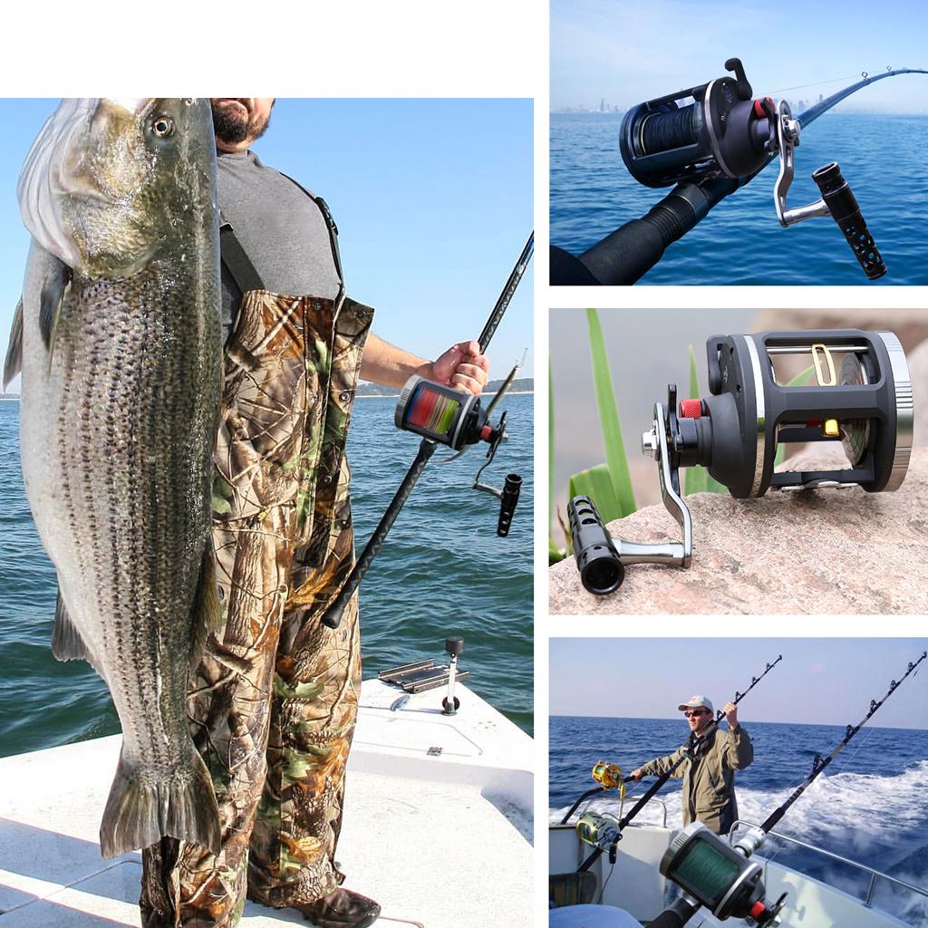 Trolling Reel Conventional Jigging Reel for Sea Big Game Fishing TA5000