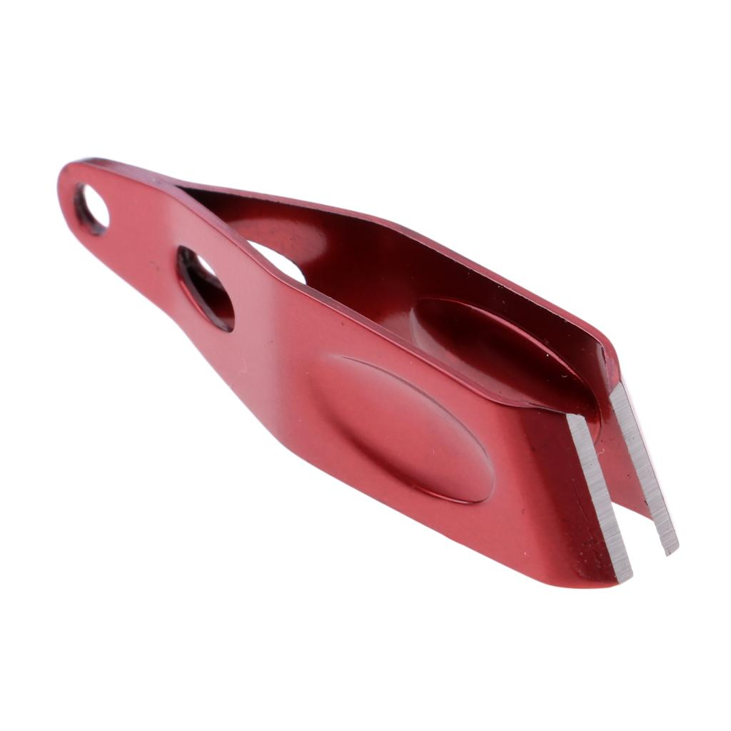 Stainless Steel Fishing Line Nipper Line Cutter Clipper Scissor Red