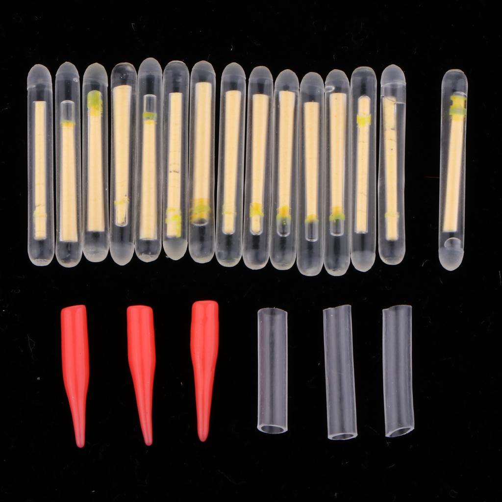 1 Box Fishing Glow Stick Fluorescent Light Stick Wand Tube 2.9 Straight Head