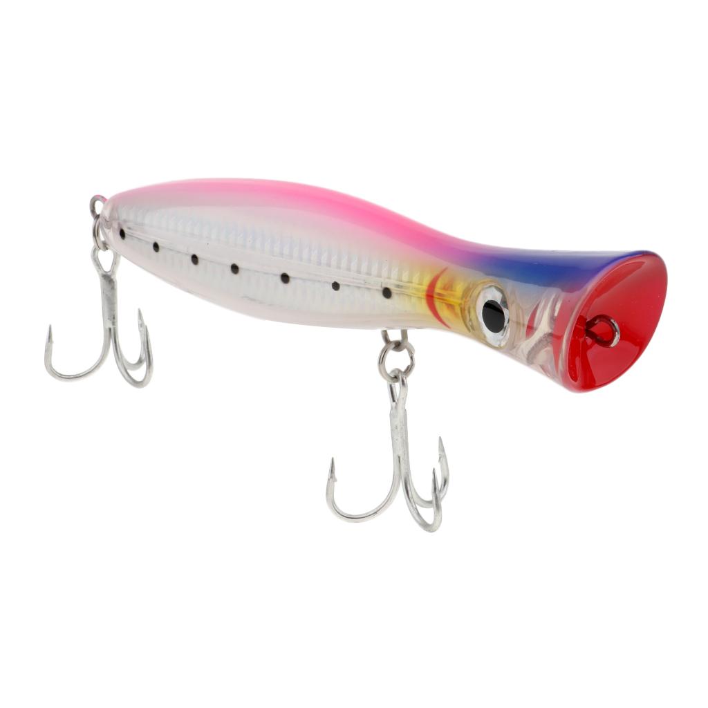 Hard Minnow Fishing lures Crankbait Crank Bait Hook Tackle 16.5cm/90g Pink