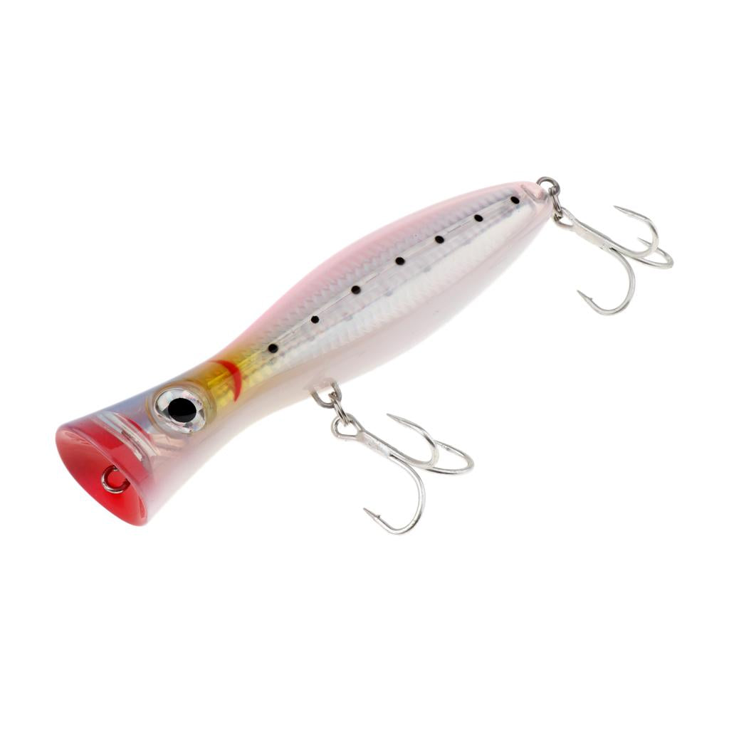 Hard Minnow Fishing lures Crankbait Crank Bait Hook Tackle 16.5cm/90g Pink