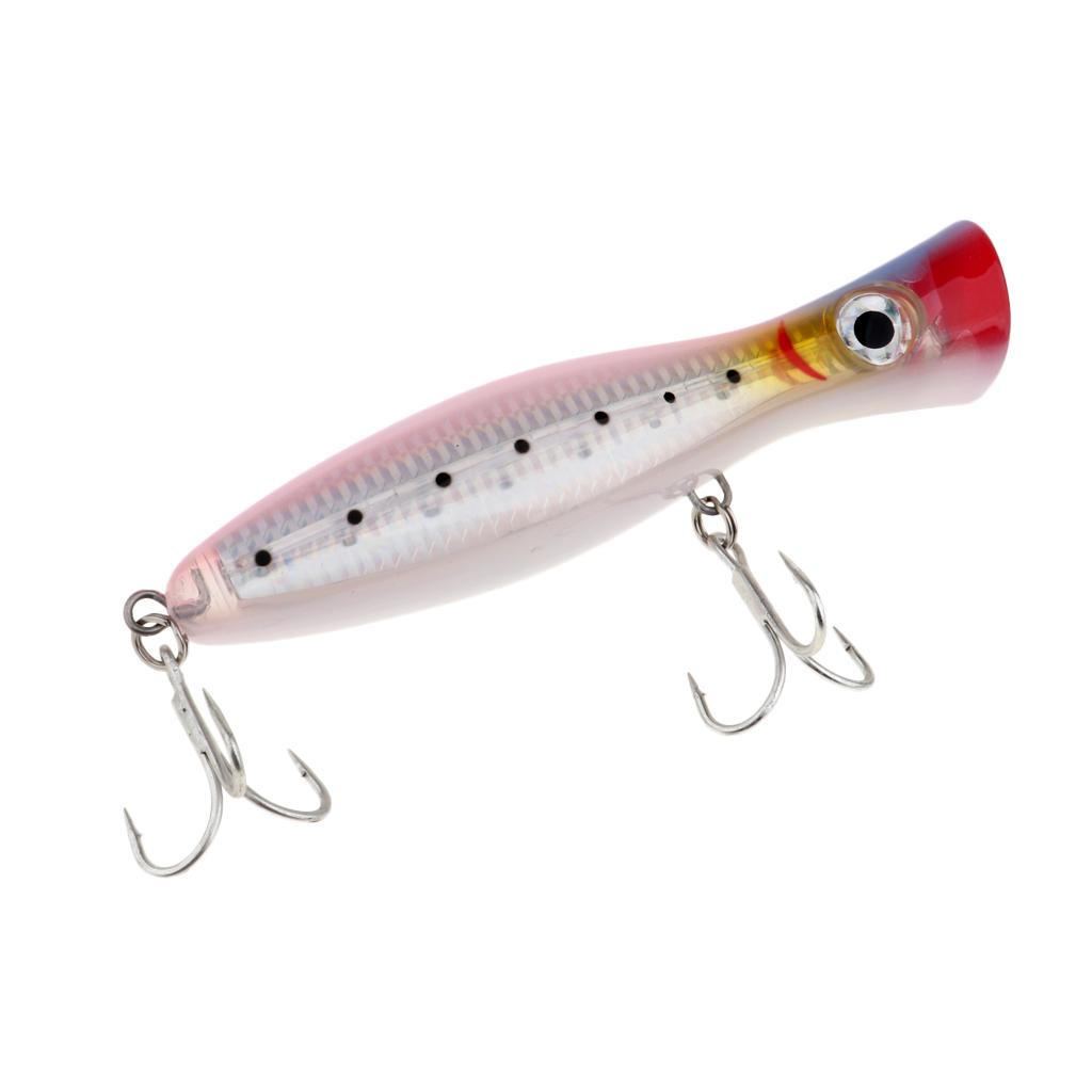 Hard Minnow Fishing lures Crankbait Crank Bait Hook Tackle 16.5cm/90g Pink