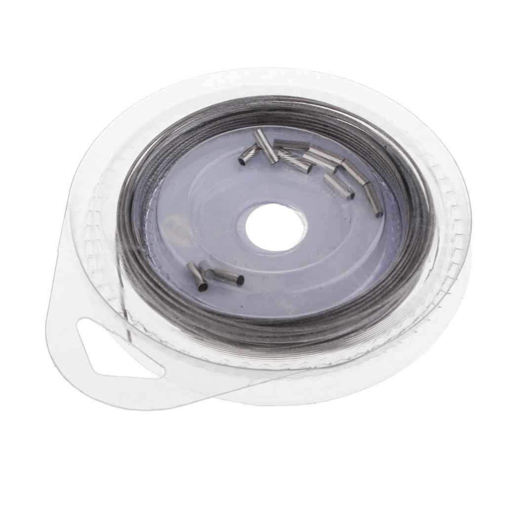 Fishing Steel Wire Fishing line 10m 7 Strands Braided Leader Wire 80LBS