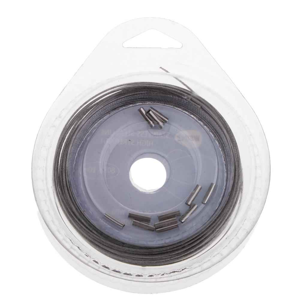 Fishing Steel Wire Fishing line 10m 7 Strands Braided Leader Wire 80LBS