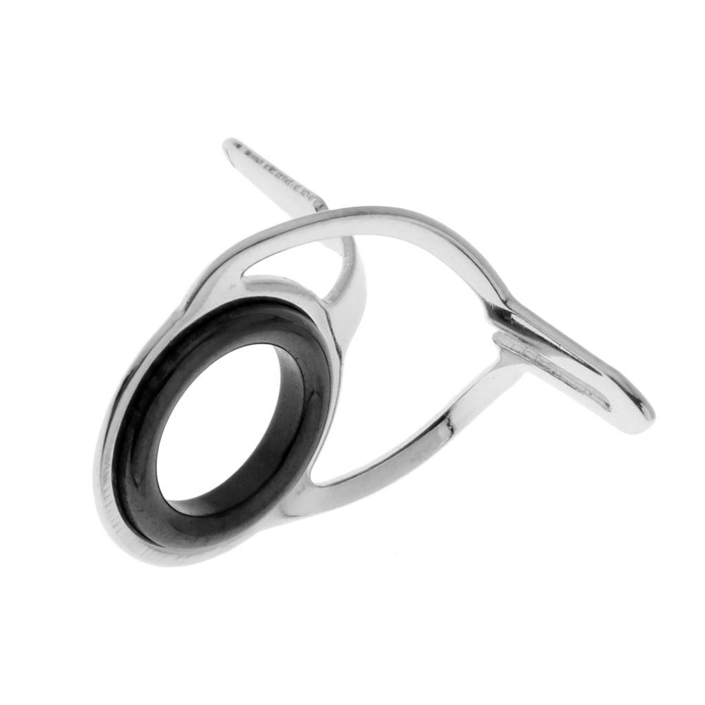 10pcs Fishing Rod Guide Eyes Ceramic Ring DIY Rod Building Component Size 12