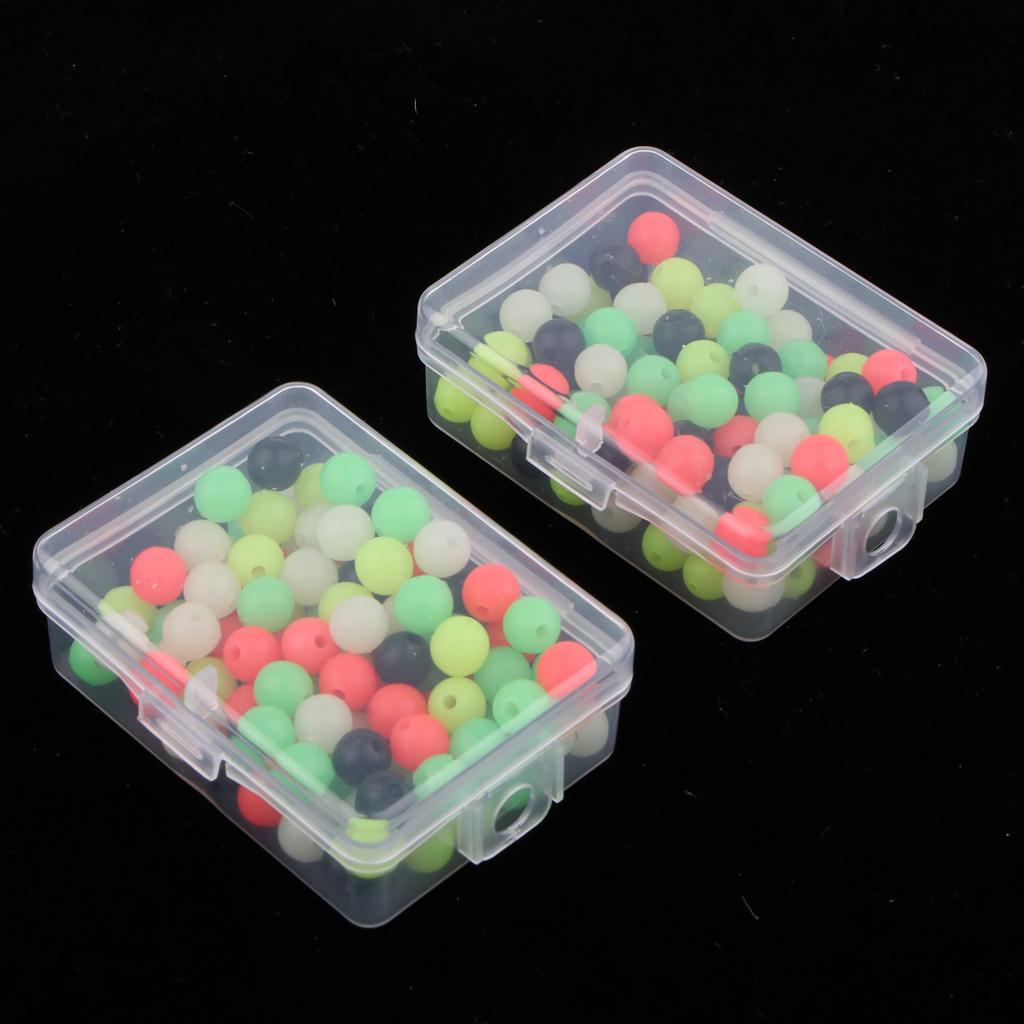 4x200pcs Fishing Beads Carp Fishing Rigs Making Beads Terminal Tackle 8mm