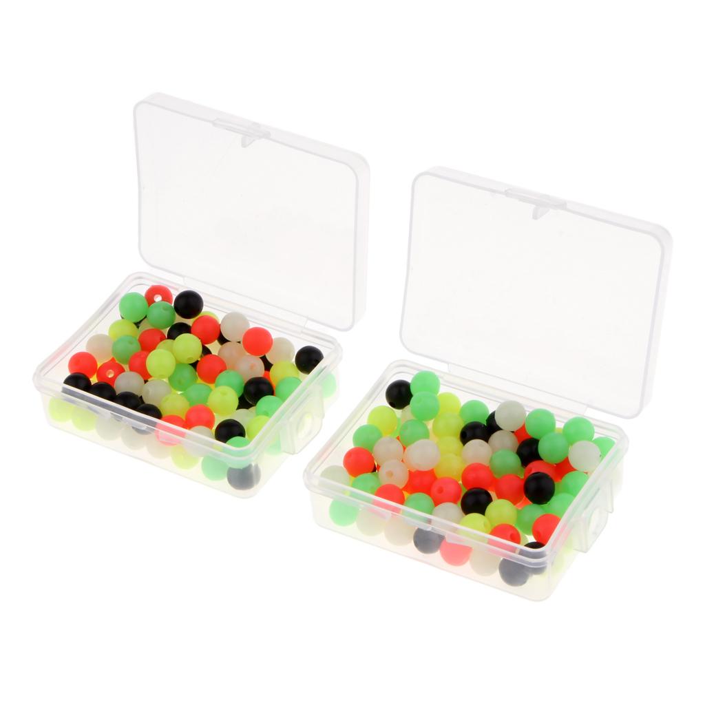 2x200pcs Fishing Beads Carp Fishing Rigs Making Beads Terminal Tackle 8mm